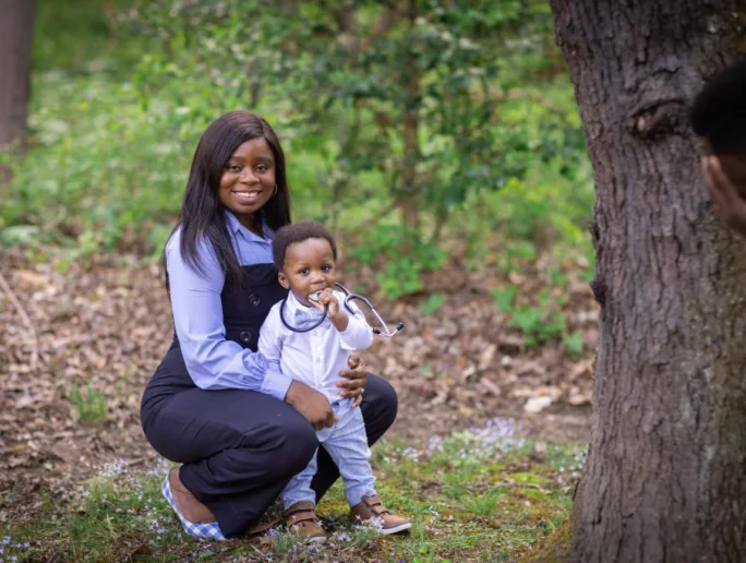 Photo courtesy of Oyepeju Abioye-Akintola Celebrating the 1st birthday of her son Ayooluwa Asher Akintola in the park